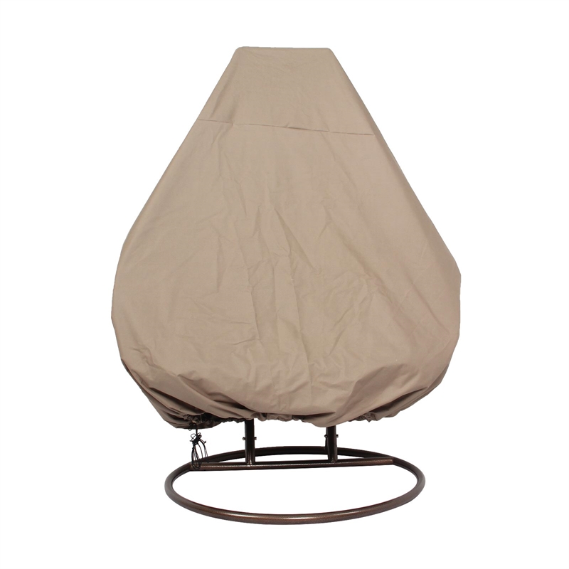 Afuera Living Durable Patio Brown Fabric Hanging Egg Swing Chair Canvas Cover