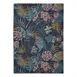 Afuera Living Indoor Outdoor Machine Washable Area 5'x7' Rug in Navy and Gold