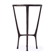 Afuera Living Contemporary Outdoor Marble Side Table In Bronze