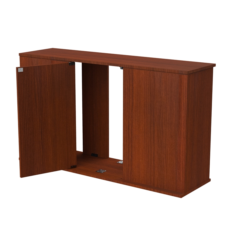 Afuera Living 55 Gallon Serene Cherry Upright Aquarium Stand