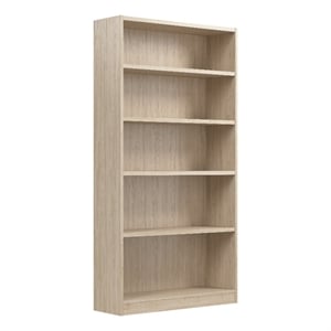 Afuera Living Universal Tall 5 Shelf Bookcase in Natural Elm - Engineered Wood