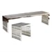 2 Piece|16.5Hx19.5Wx15D/Silver