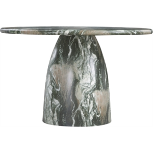 Afuera Living Contemporary Green 48.5&quot Indoor/Outdoor Concrete Dining Table