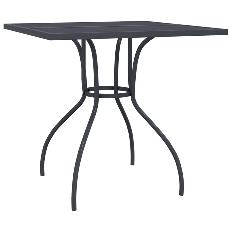 Afuera Living 3 Piece Set Stackable Garden Dining Set in Anthracite