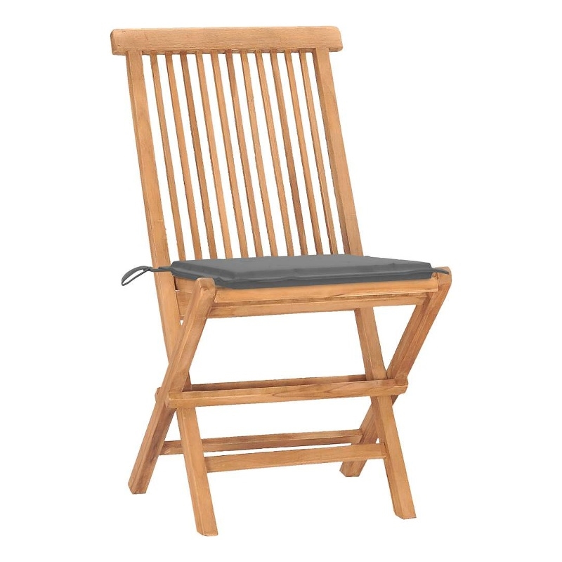 Afuera Living Fine Sanded Teak Hardwood Compact Outdoor Dining Set Natural
