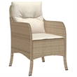 Afuera Living 7 Piece Poly Rattan Garden Dining Set in Beige