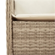 Afuera Living 7 Piece Poly Rattan Garden Dining Set in Beige