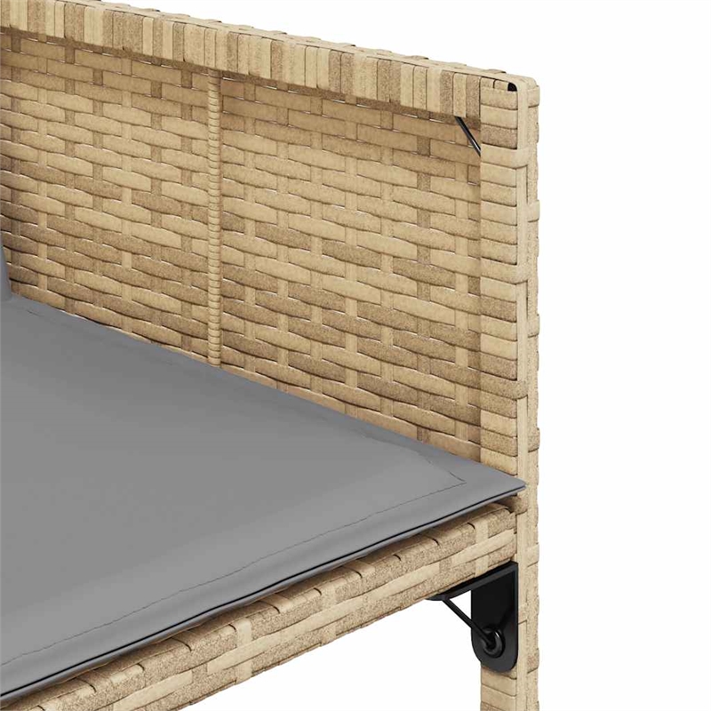 Afuera Living 11 Piece Poly Rattan Patio Dining Set in Light Gray