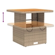 Afuera Living 5 Piece Poly Rattan Garden Dining Set in Brown