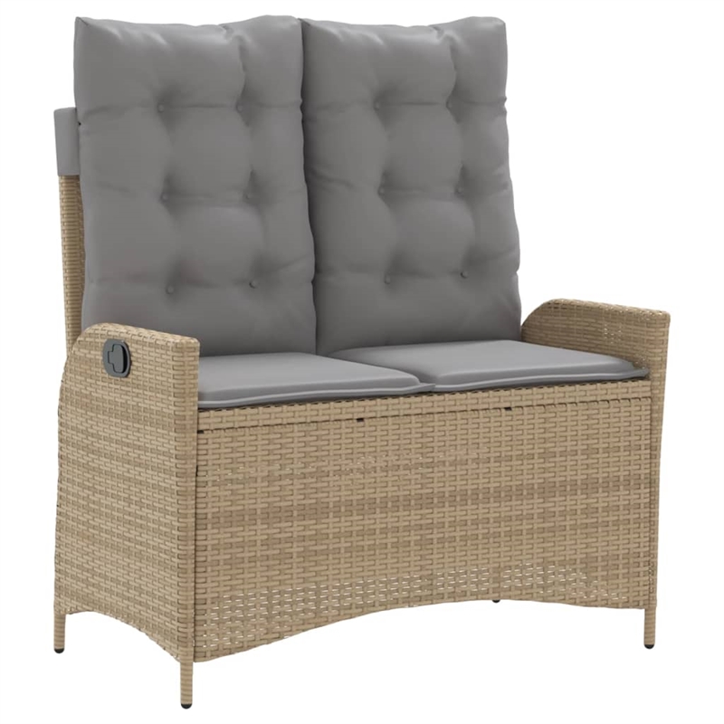 Afuera Living Contemporary Poly Rattan Garden Dining Set in Brown