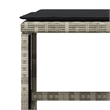 Afuera Living 9 Piece Poly Rattan Garden Dining Set in Anthracite