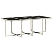 Afuera Living Poly Rattan Garden Dining Set in Black/Anthracite