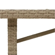 Afuera Living 7 Piece Poly Rattan Garden Dining Set with Cushions in Beige