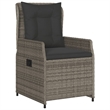 Afuera Living 5 Piece Poly Rattan Garden Dining Set in Black