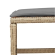 Afuera Living Contemporary 9 Piece Rattan Garden Dining Set in Gray