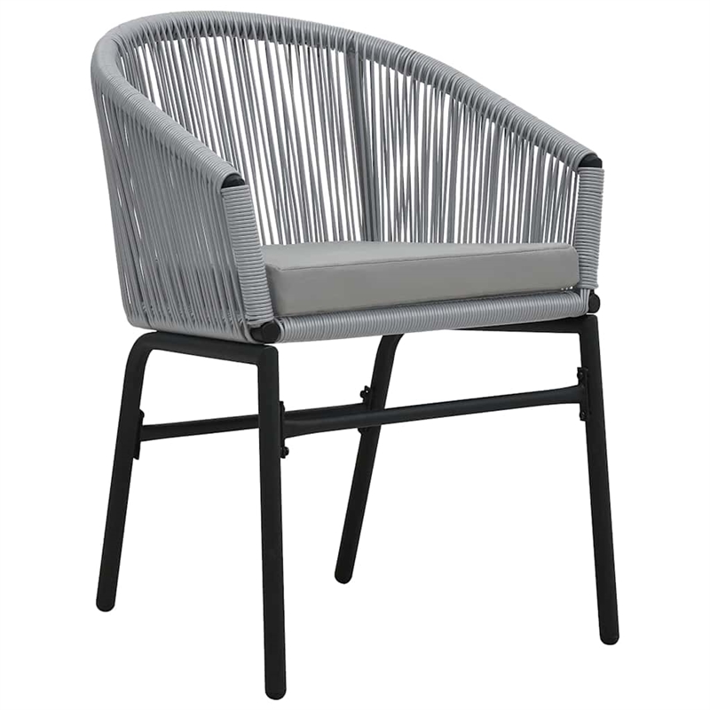 Afuera Living 5 Piece Poly Rattan Garden Dining Set in Anthracite