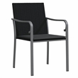 Afuera Living 5 Piece Poly Rattan Garden Dining Set in Black