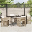 Afuera Living 5 Piece Poly Rattan Garden Dining Set in Beige