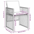 Afuera Living 5 Piece Poly Rattan Garden Dining Set in Beige