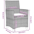 Afuera Living 5 Piece Poly Rattan Garden Dining Set in Beige