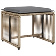 Afuera Living Contemporary 7 Piece Poly Rattan Garden Dining Set in Gray