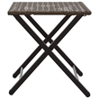 Afuera Living 5 Piece Poly Rattan Garden Dining Set in Brown