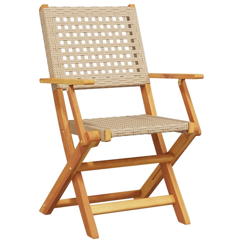 Afuera Living 7 Piece Poly Rattan Garden Dining Set in Beige