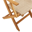 Afuera Living 7 Piece Poly Rattan Garden Dining Set in Beige