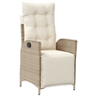 Afuera Living 5 Piece Poly Rattan Garden Dining Set in Beige