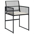Afuera Living 11 Piece Poly Rattan Garden Dining Set in Black