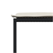 Afuera Living 11 Piece Poly Rattan Garden Dining Set in Black