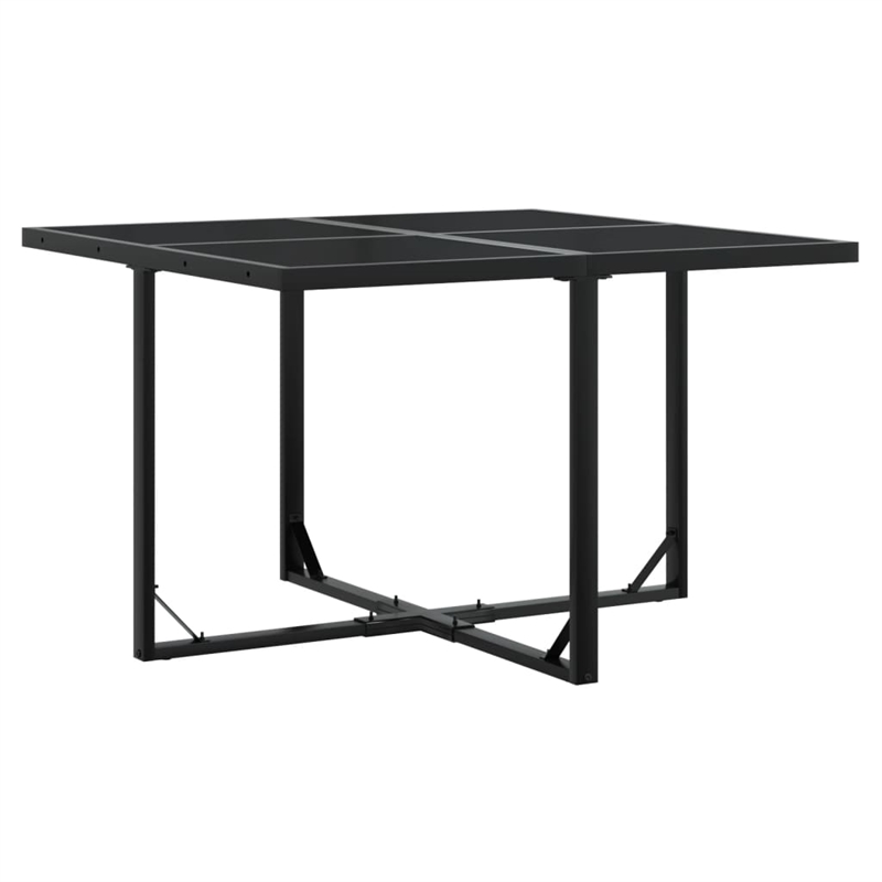 Afuera Living 5 Piece Poly Rattan Garden Dining Set in Black