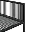 Afuera Living 5 Piece Poly Rattan Garden Dining Set in Black