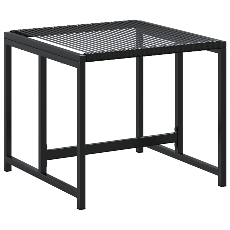 Afuera Living 17 Piece Poly Rattan Garden Dining Set in Black
