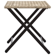 Afuera Living 5 Piece Poly Rattan Garden Dining Set in Beige