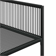 Afuera Living Contemporary 7 Piece Rattan Garden Dining Set in Black
