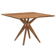 Afuera Living 5 Piece Poly Rattan Garden Dining Set in Brown