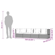 Afuera Living Contemporary Poly Rattan Large Garden Lounge Set in Gray