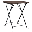 Afuera Living Contemporary Poly Rattan Small Bistro Set in Brown