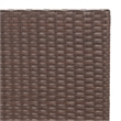 Afuera Living Contemporary Poly Rattan Small Bistro Set in Brown