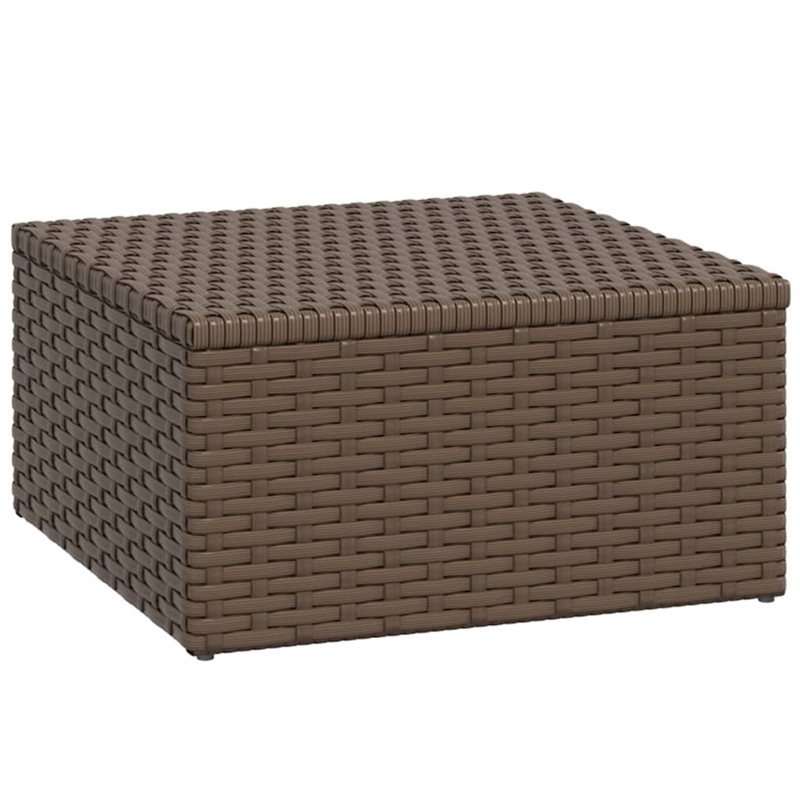 Afuera Living Contemporary Synthetic Poly Rattan Small Lounge Set in Brown/Cream
