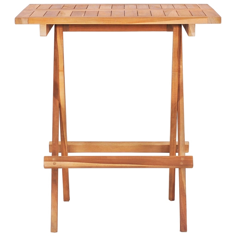 Afuera Living Contemporary Durable 3 Piece Wood Small Bistro Set
