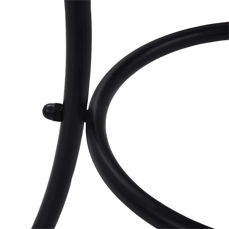 Afuera Living Powder-Coated Iron Small Bistro Set in Terracotta