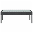 Afuera Living 8 Piece Poly Rattan Garden Lounge Set in Black