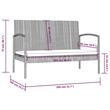Afuera Living 8 Piece Poly Rattan Garden Lounge Set in Brown/Cream