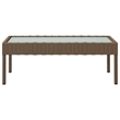 Afuera Living 8 Piece Poly Rattan Garden Lounge Set in Brown/Cream