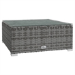 Afuera Living 14 Piece Poly Rattan Garden Lounge Set in Gray