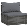 Afuera Living 13 Piece Poly Rattan Garden Lounge Set in Gray