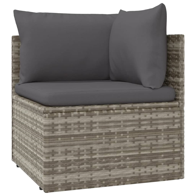 Afuera Living Contemporary 7 Piece Synthetic Poly Rattan Lounge Set