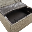 Afuera Living Contemporary 7 Piece Synthetic Poly Rattan Lounge Set